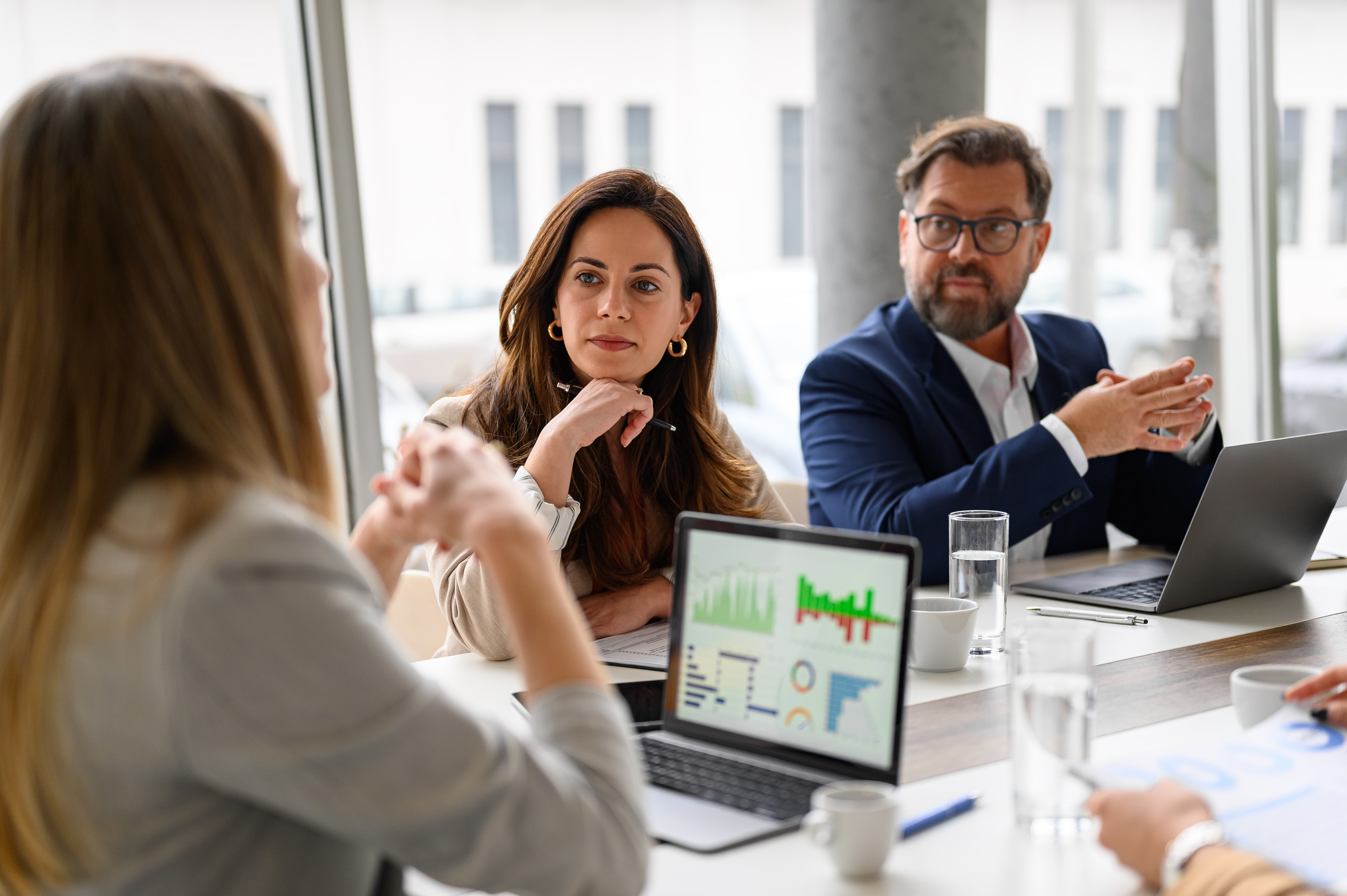 Healthcare organization team meeting